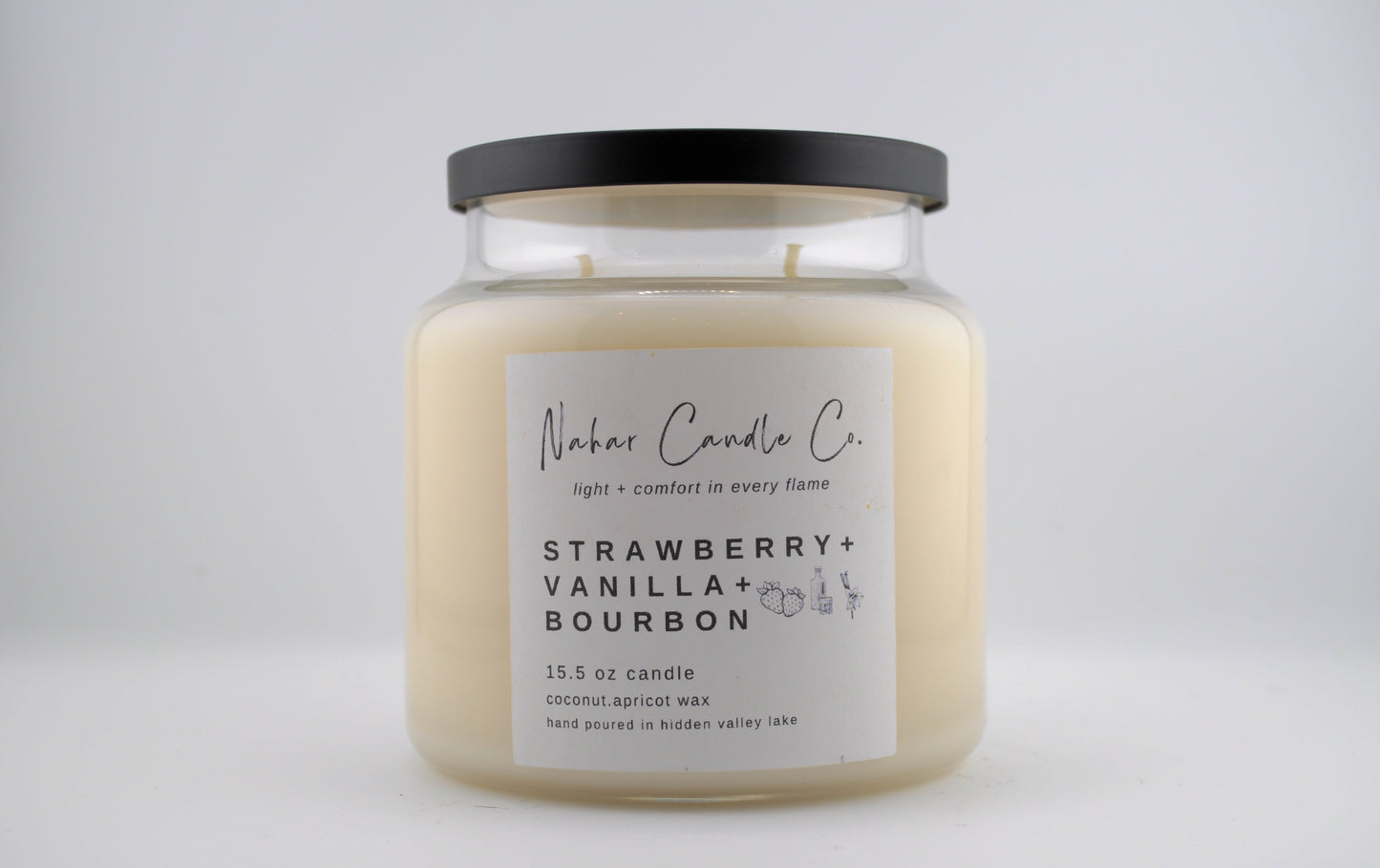 Strawberry +Vanilla + Bourbon