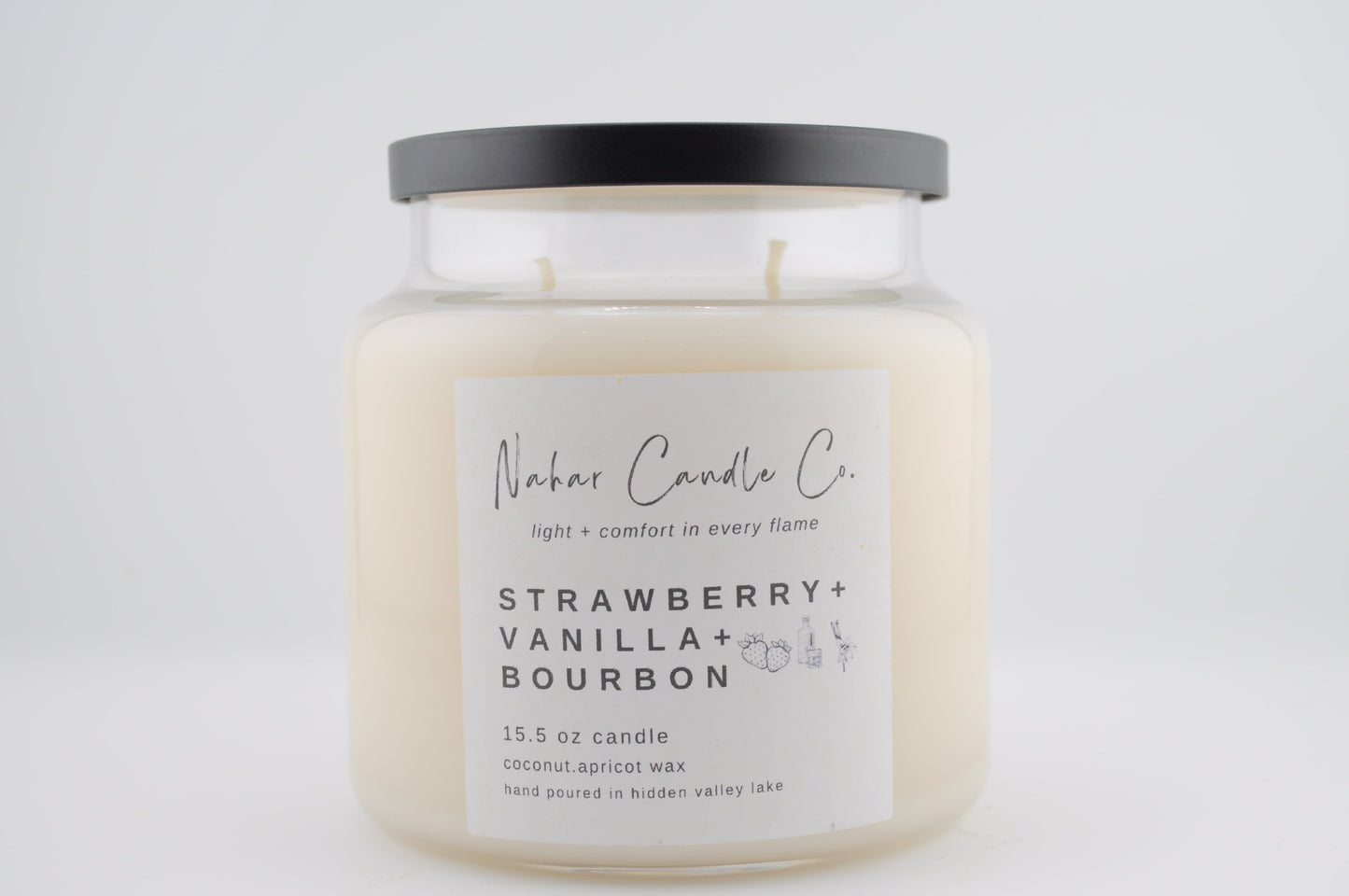 Strawberry +Vanilla + Bourbon